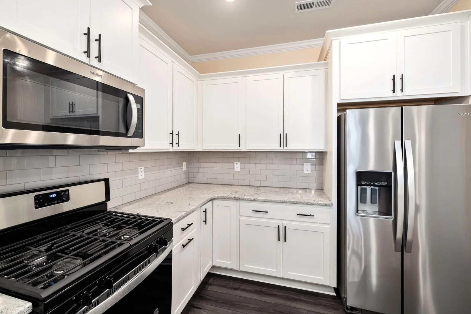 Interior design of a bright modern renovated kitchen